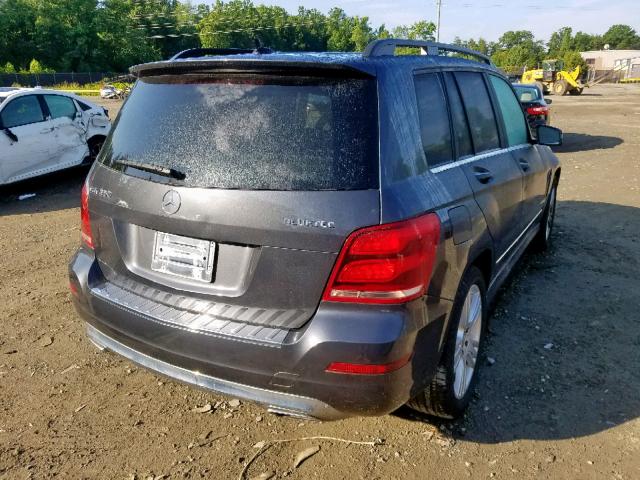 WDCGG0EB4DG147823 - 2013 MERCEDES-BENZ GLK 250 BL GRAY photo 4