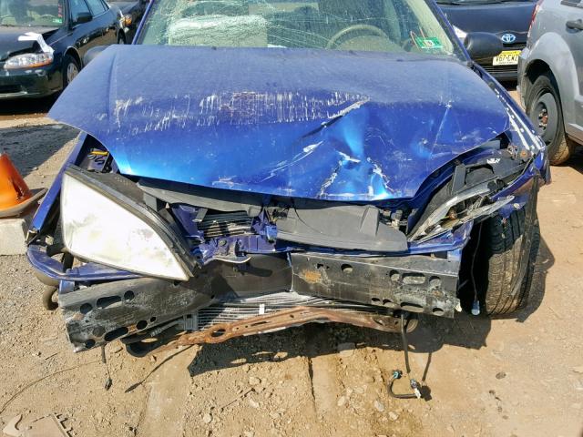 1FAHP34N36W157037 - 2006 FORD FOCUS ZX4 BLUE photo 9