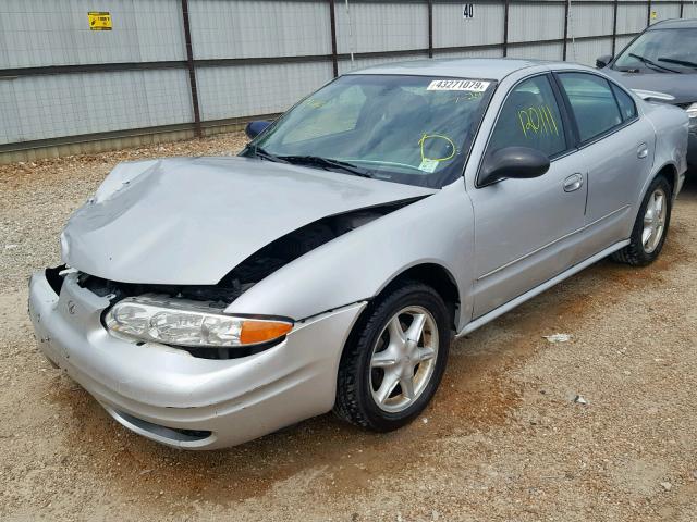 1G3NL52E64C238796 - 2004 OLDSMOBILE ALERO GL SILVER photo 2