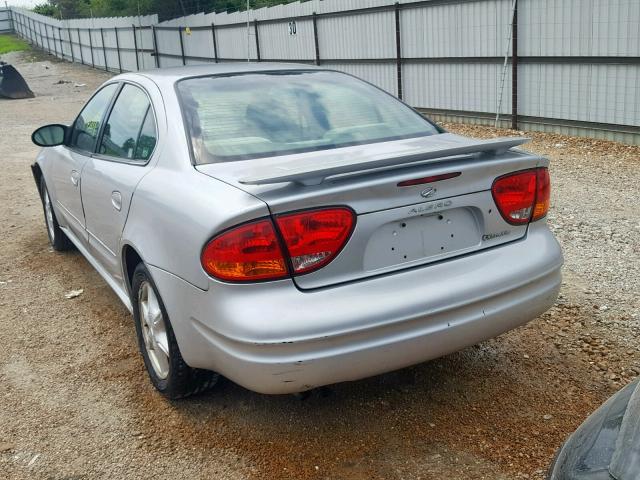 1G3NL52E64C238796 - 2004 OLDSMOBILE ALERO GL SILVER photo 3