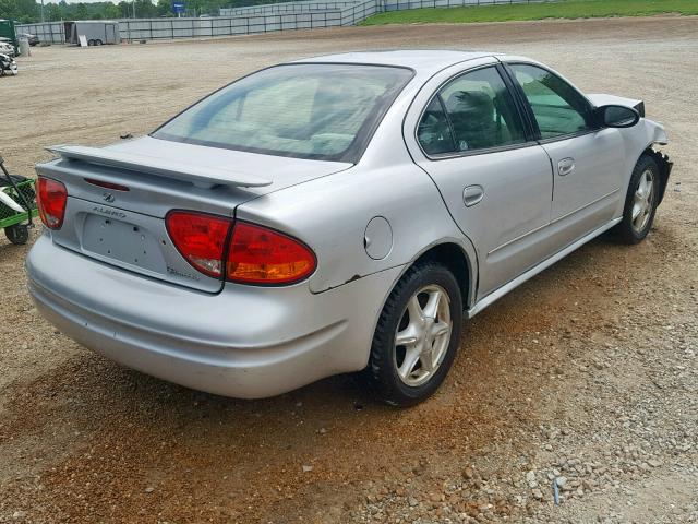 1G3NL52E64C238796 - 2004 OLDSMOBILE ALERO GL SILVER photo 4