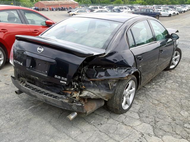 1N4BL11E35C218204 - 2005 NISSAN ALTIMA SE BLACK photo 4