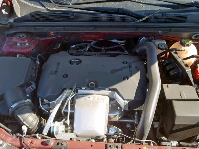 1G1ZE5SX3JF202287 - 2018 CHEVROLET MALIBU PRE RED photo 7