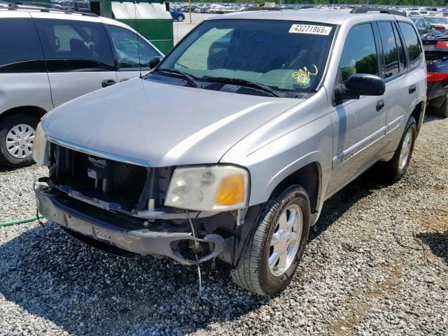 1GKDT13S842124298 - 2004 GMC ENVOY SILVER photo 2