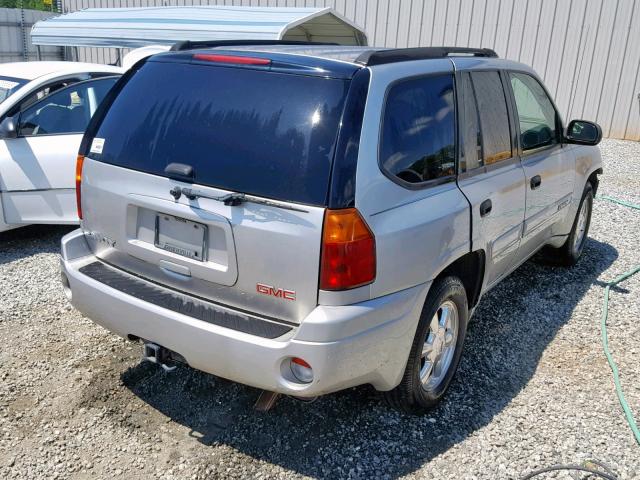 1GKDT13S842124298 - 2004 GMC ENVOY SILVER photo 4