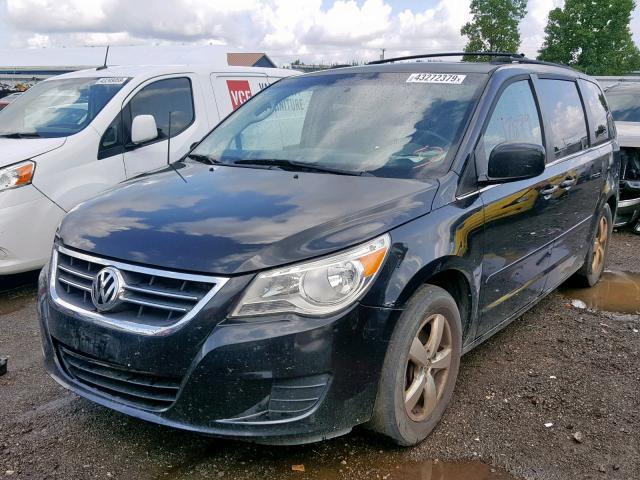 2V8HW34199R559995 - 2009 VOLKSWAGEN ROUTAN SE BLACK photo 2