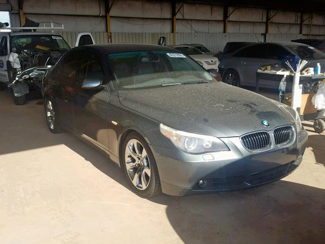 WBANB53537CP08074 - 2007 BMW 550 I GRAY photo 1