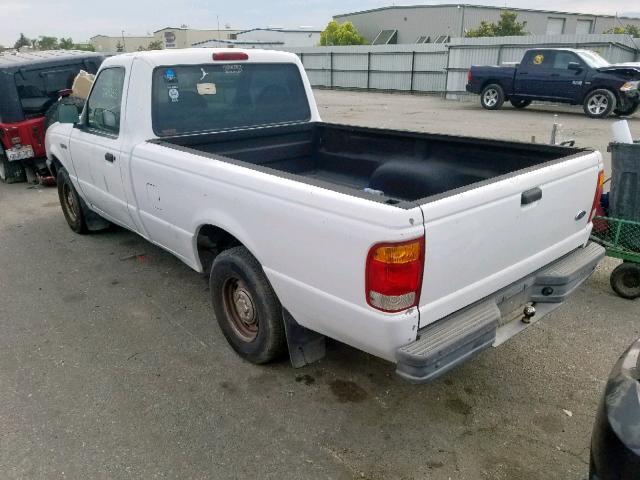 1FTYR10V0XUB89438 - 1999 FORD RANGER WHITE photo 3