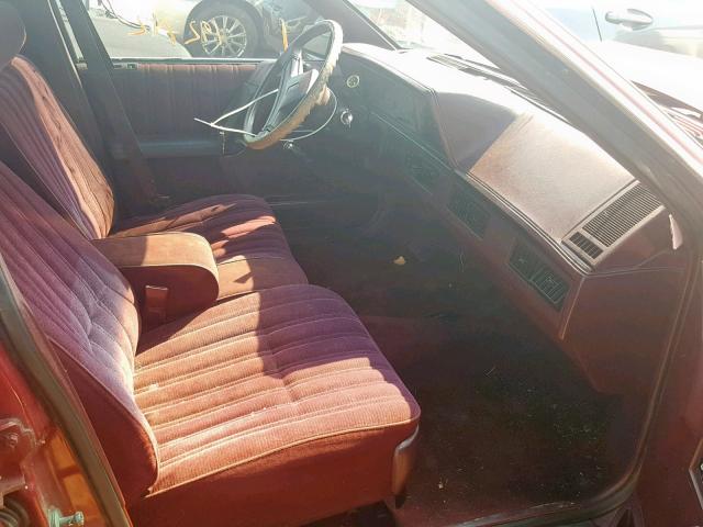 1G3AG54N9P6455603 - 1993 OLDSMOBILE CUTLASS CI Tünd qırmızı foto 5