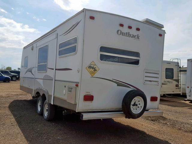 4YDT26R266G921067 - 2006 KEYSTONE OUTBACK WHITE photo 3