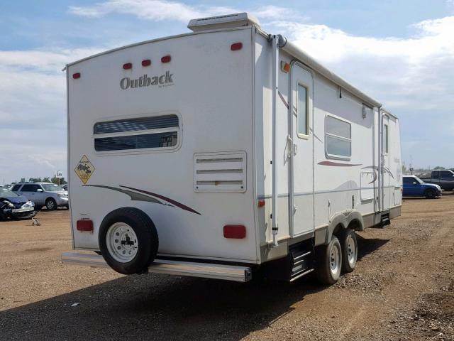 4YDT26R266G921067 - 2006 KEYSTONE OUTBACK WHITE photo 4