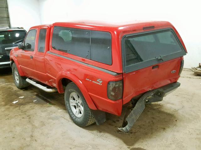 1FTZR45E33PA05293 - 2003 FORD RANGER SUP RED photo 3