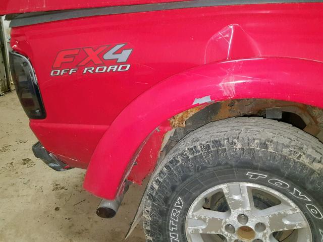 1FTZR45E33PA05293 - 2003 FORD RANGER SUP RED photo 9