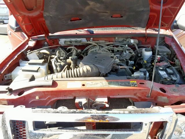 1FTKR4EE9BPA91046 - 2011 FORD RANGER SUP RED photo 7