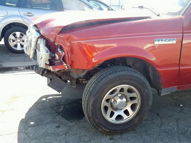 1FTKR4EE9BPA91046 - 2011 FORD RANGER SUP RED photo 9