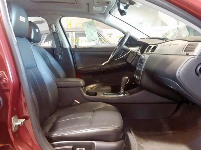 2G1WD58CX89265531 - 2008 CHEVROLET IMPALA SUP წითელი ფოტო 5