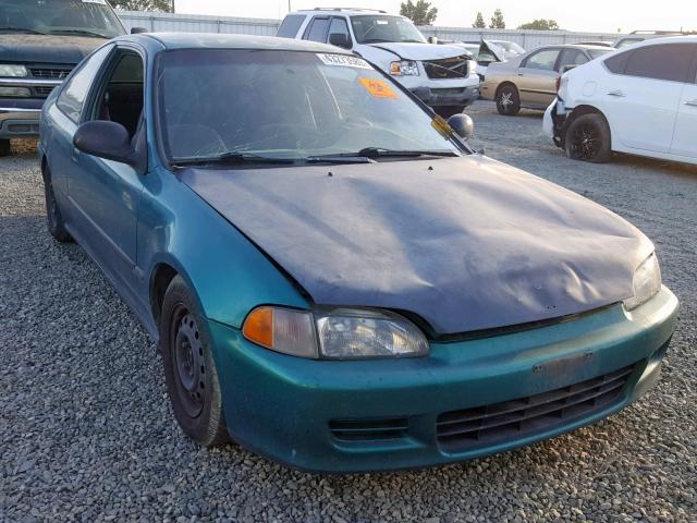 2HGEJ2128SH546883 - 1995 HONDA CIVIC DX GREEN photo 1