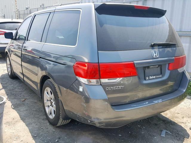 5FNRL3H1XAB501946 - 2010 HONDA ODYSSEY DX GRAY photo 3