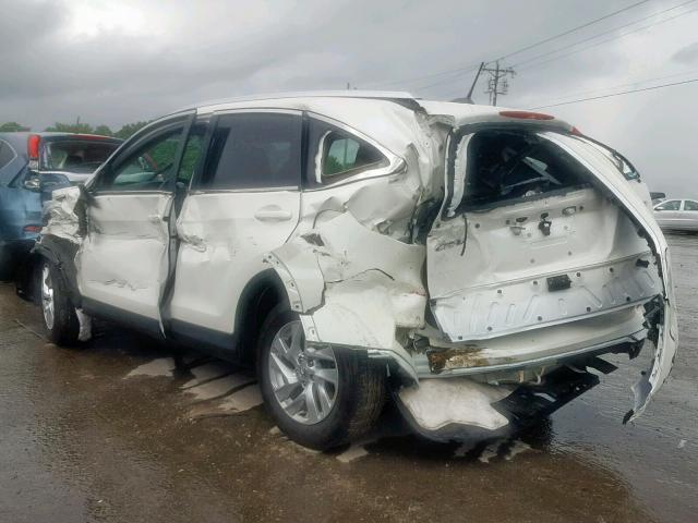 5J6RM4H77GL045573 - 2016 HONDA CR-V EXL WHITE photo 3