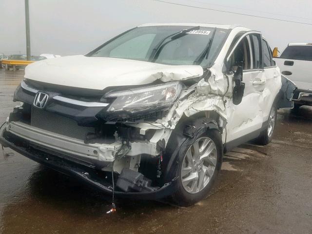 5J6RM4H77GL045573 - 2016 HONDA CR-V EXL WHITE photo 9