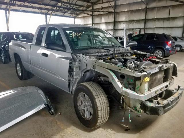 1D7HE42N65S223150 - 2005 DODGE DAKOTA SLT GRAY photo 1