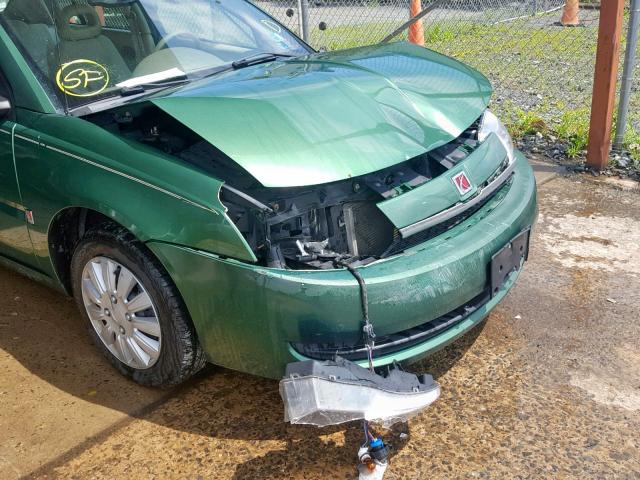 1G8AJ52F34Z213469 - 2004 SATURN ION LEVEL GREEN photo 9