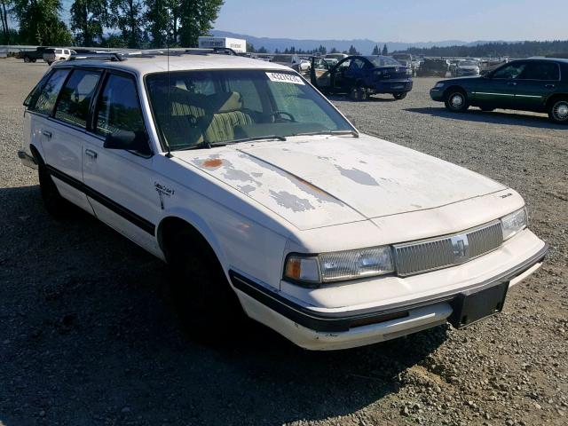 1G3AJ84N3M6302102 - 1991 OLDSMOBILE CUTLASS CR WHITE photo 1