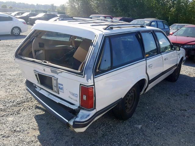 1G3AJ84N3M6302102 - 1991 OLDSMOBILE CUTLASS CR WHITE photo 4