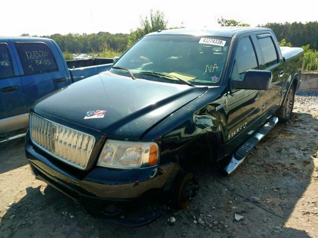 5LTPW16557FJ07894 - 2007 LINCOLN MARK LT BLACK photo 2