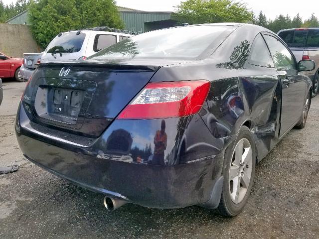 2HGFG12948H503806 - 2008 HONDA CIVIC EXL 黑色 照片 4