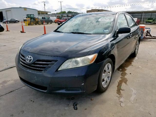 4T1BE46K87U059046 - 2007 TOYOTA CAMRY NEW BLACK photo 2