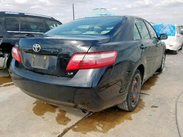 4T1BE46K87U059046 - 2007 TOYOTA CAMRY NEW BLACK photo 4