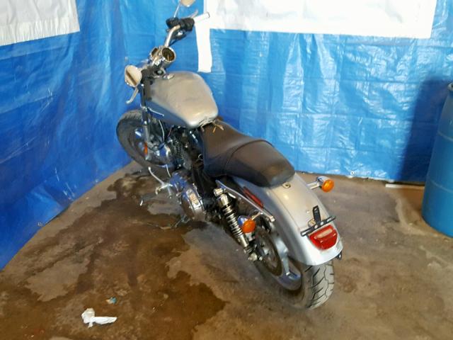 1HD1CT310CC437273 - 2012 HARLEY-DAVIDSON XL1200 C SILVER photo 3