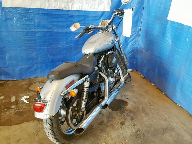 1HD1CT310CC437273 - 2012 HARLEY-DAVIDSON XL1200 C SILVER photo 4