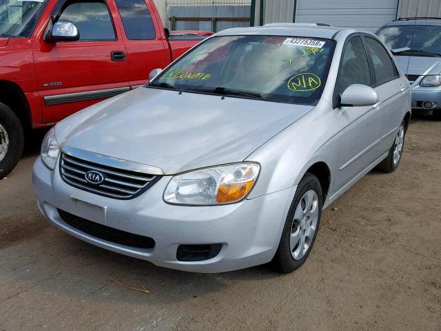 KNAFE121885532325 - 2008 KIA SPECTRA EX SILVER photo 2