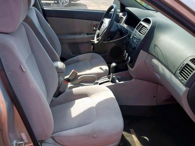 KNAFE121885532325 - 2008 KIA SPECTRA EX SILVER photo 5