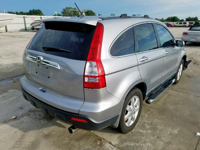 JHLRE38778C043467 - 2008 HONDA CR-V EXL SILVER photo 4