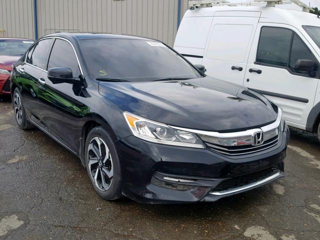 1HGCR3F84HA034158 - 2017 HONDA ACCORD EXL BLACK photo 1