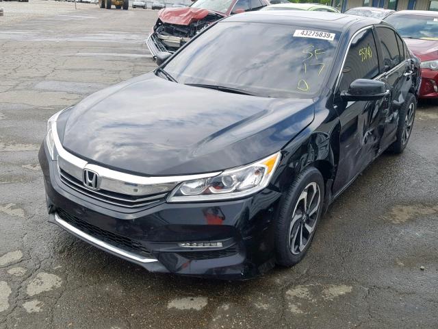 1HGCR3F84HA034158 - 2017 HONDA ACCORD EXL BLACK photo 2