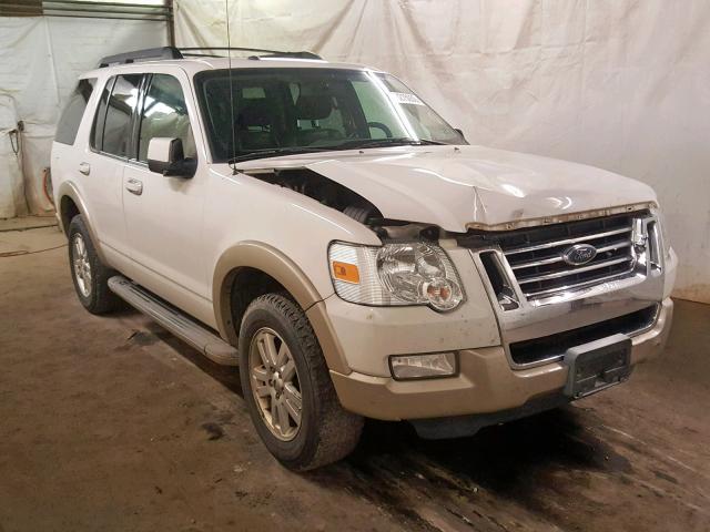 1FMEU7EE6AUA58837 - 2010 FORD EXPLORER E WHITE photo 1