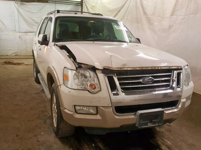 1FMEU7EE6AUA58837 - 2010 FORD EXPLORER E WHITE photo 9