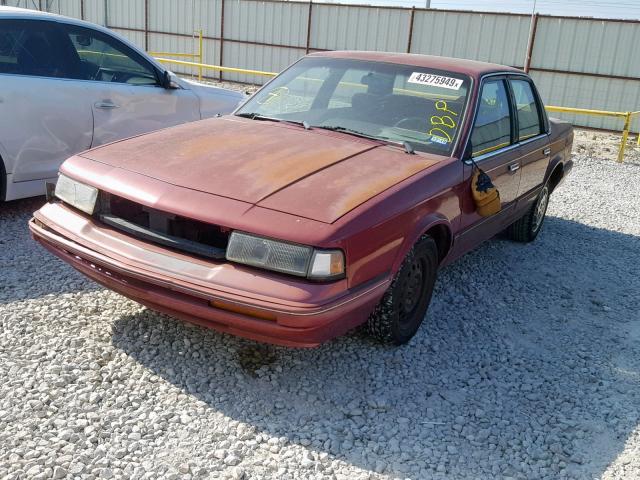 1G3AG55M7R6354620 - 1994 OLDSMOBILE CUTLASS CI Tünd qırmızı foto 2