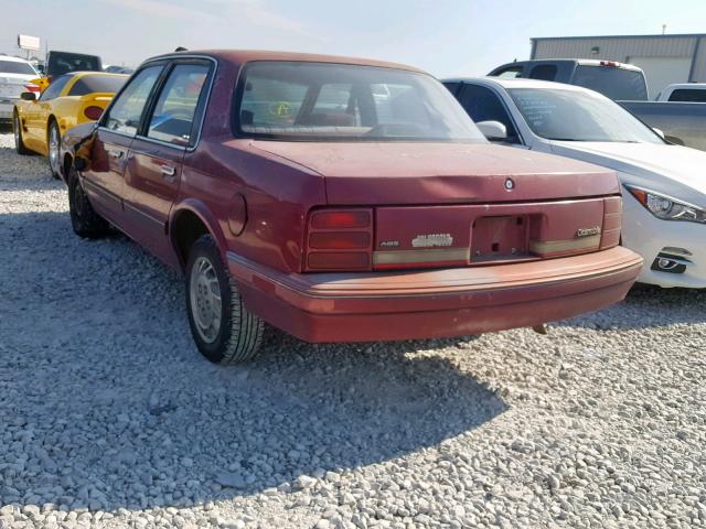1G3AG55M7R6354620 - 1994 OLDSMOBILE CUTLASS CI Tünd qırmızı foto 3