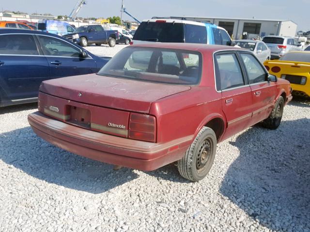 1G3AG55M7R6354620 - 1994 OLDSMOBILE CUTLASS CI Tünd qırmızı foto 4