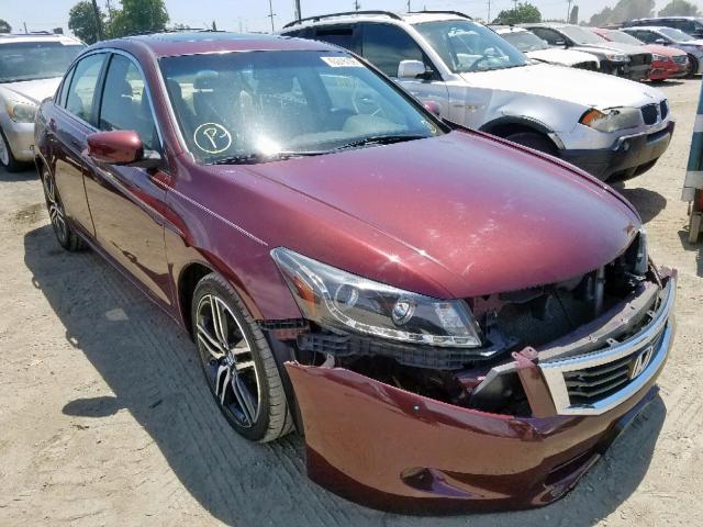 1HGCP26819A136258 - 2009 HONDA ACCORD EXL RED photo 1