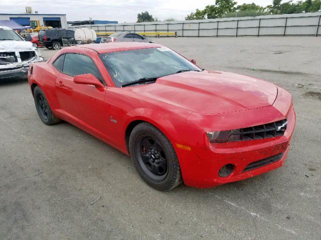 2G1FE1E34D9188935 - 2013 CHEVROLET CAMARO LS RED photo 1