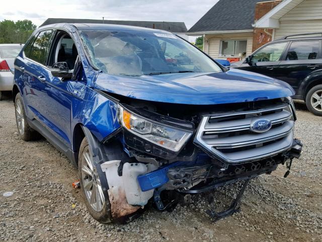 2FMPK4K87JBB49858 - 2018 FORD EDGE TITAN BLUE photo 1