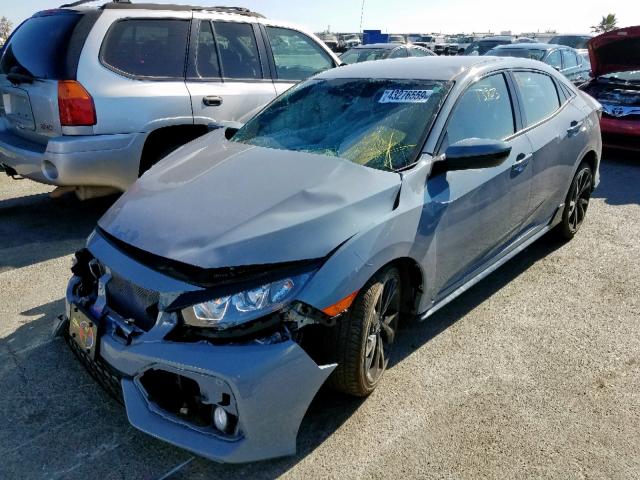 SHHFK7H40JU431394 - 2018 HONDA CIVIC SPOR GRAY photo 2