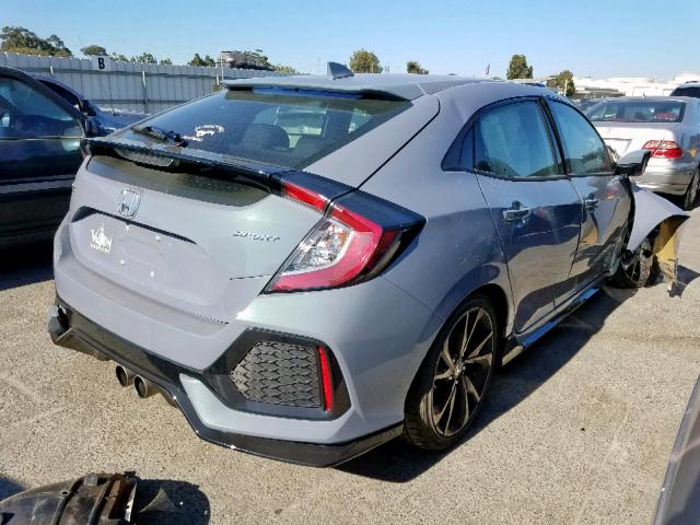 SHHFK7H40JU431394 - 2018 HONDA CIVIC SPOR GRAY photo 4