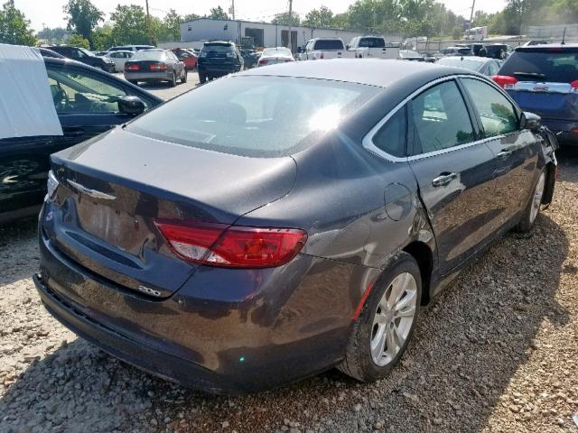 1C3CCCFBXHN509675 - 2017 CHRYSLER 200 LX GRAY photo 4